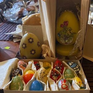 RARE Johan Gunter Candle Walldurn Baden Schutzmarke bundle